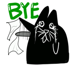 NumNim The Black-Fat Cat sticker #1281687
