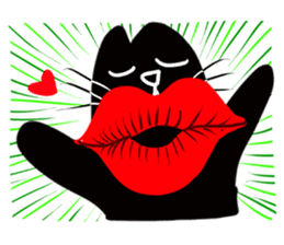 NumNim The Black-Fat Cat sticker #1281688