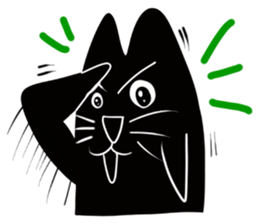 NumNim The Black-Fat Cat sticker #1281690