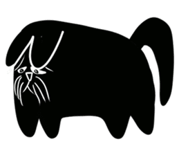 NumNim The Black-Fat Cat sticker #1281692
