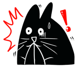 NumNim The Black-Fat Cat sticker #1281693