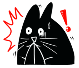 NumNim The Black-Fat Cat sticker #1281693