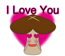 shiitake mushroom sticker #1281824