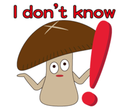 shiitake mushroom sticker #1281830