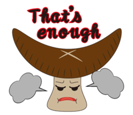 shiitake mushroom sticker #1281831