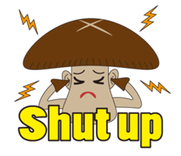 shiitake mushroom sticker #1281840