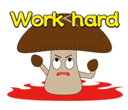 shiitake mushroom sticker #1281841