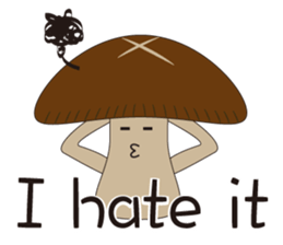 shiitake mushroom sticker #1281842