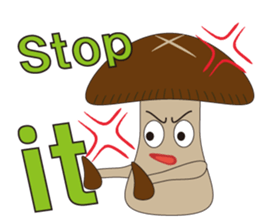 shiitake mushroom sticker #1281853