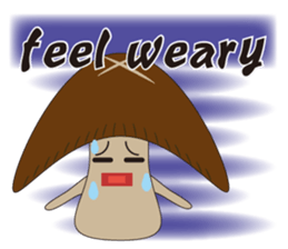 shiitake mushroom sticker #1281856