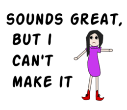 English with Lina: (3) Just Say No! sticker #1282159