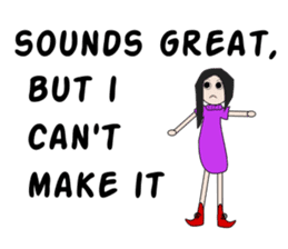 English with Lina: (3) Just Say No! sticker #1282159