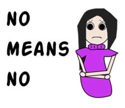 English with Lina: (3) Just Say No! sticker #1282169