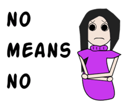 English with Lina: (3) Just Say No! sticker #1282169