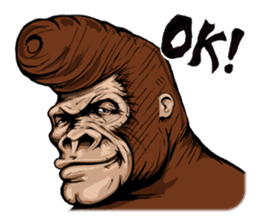 James The Gorilla sticker #1282378