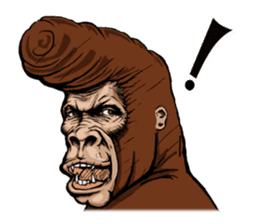 James The Gorilla sticker #1282381