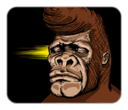 James The Gorilla sticker #1282383