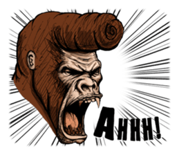 James The Gorilla sticker #1282384