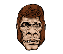 James The Gorilla sticker #1282388
