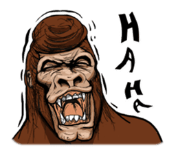 James The Gorilla sticker #1282389