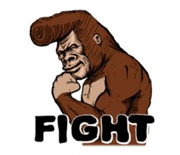 James The Gorilla sticker #1282391