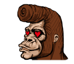 James The Gorilla sticker #1282404