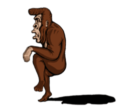 James The Gorilla sticker #1282405