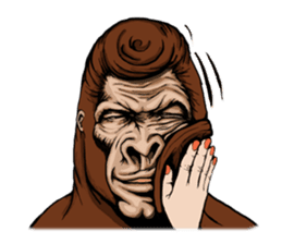 James The Gorilla sticker #1282406