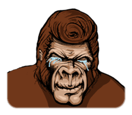 James The Gorilla sticker #1282408