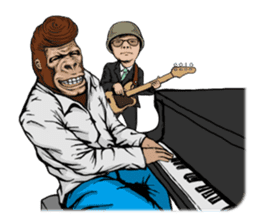 James The Gorilla sticker #1282412