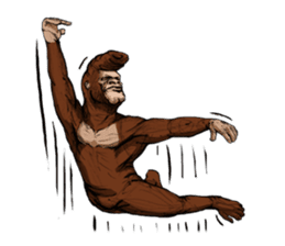 James The Gorilla sticker #1282413