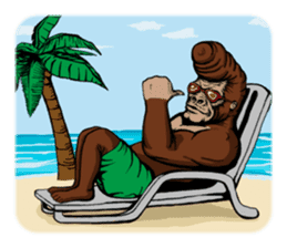 James The Gorilla sticker #1282415