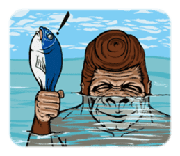 James The Gorilla sticker #1282416