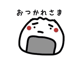 Feelings of rice balls sticker #1282514