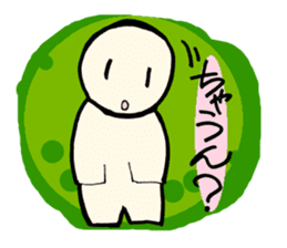 HITOGATA-kun 1gou Gurutto Kansai sticker #1283744