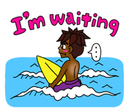 surfing life sticker #1283822