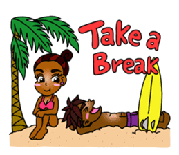 surfing life sticker #1283826