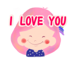 colorful girls sticker sticker #1284178