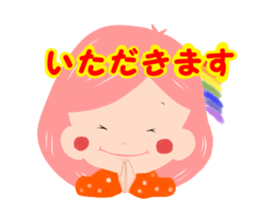 colorful girls sticker sticker #1284186