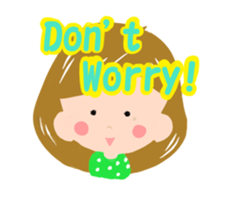 colorful girls sticker sticker #1284187