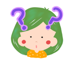 colorful girls sticker sticker #1284201