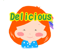 colorful girls sticker sticker #1284209