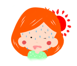 colorful girls sticker sticker #1284211