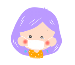 colorful girls sticker sticker #1284214