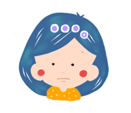 colorful girls sticker sticker #1284215