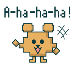 Animal vaders (English) sticker #1284813