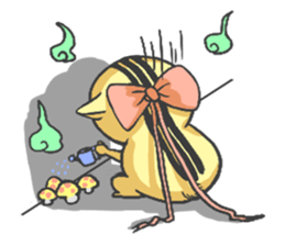 Rat bite bite sticker #1284979