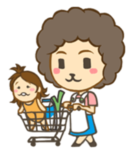 Happy family AFROMAMA sticker #1285825