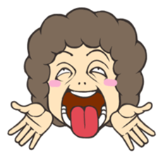 Happy family AFROMAMA sticker #1285832