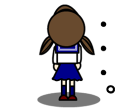 Student uniforms sticker #1285908